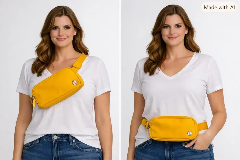 Lululemon Everywhere Belt Bag CrossBody Purse Yellow GameDayStyle WorkoutGear